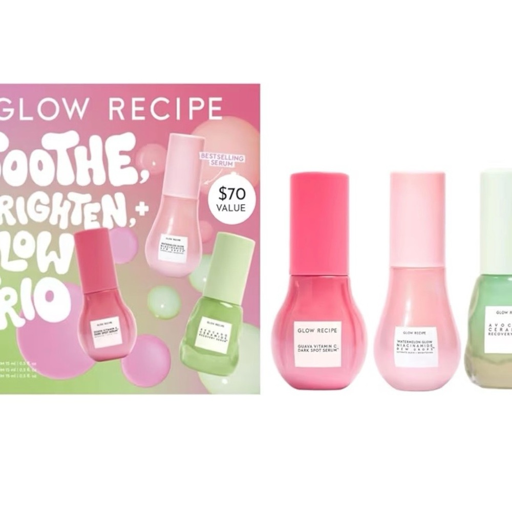 Glow Recipe Sooth Brighten Glow Trio